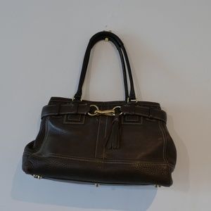 Vintage Coach Brown Handbag